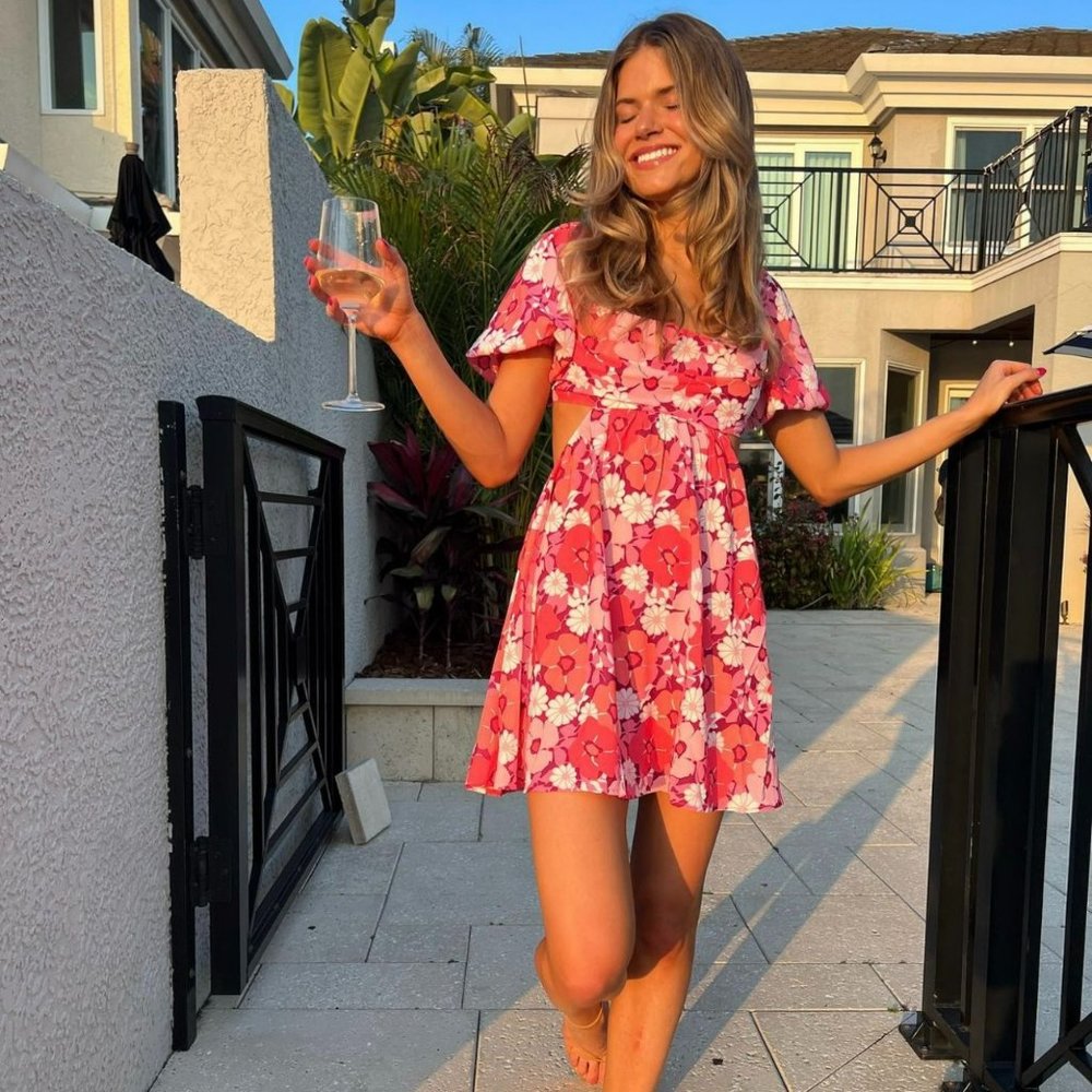 Floral Pink Dress